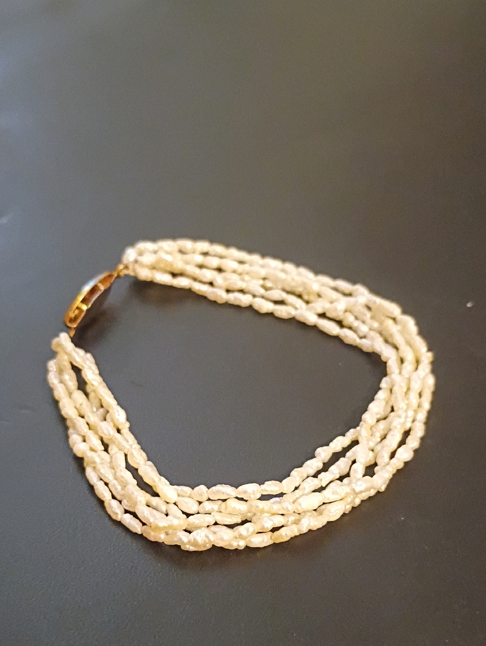 Vintage Seed Pearl Multi Strand Bracelet
